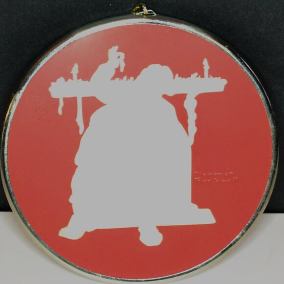 Norman Rockwell Cameo Ornaments Set Of 5 Holiday Decor Christmas Tree - Picture 10 of 11